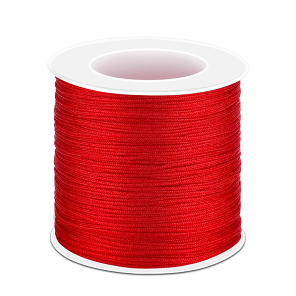 Knotting Cord Silk - 0,8/1,5 mm Nylon-Satin-Schnur, chinesischer Knoten, Rattenschwanz,