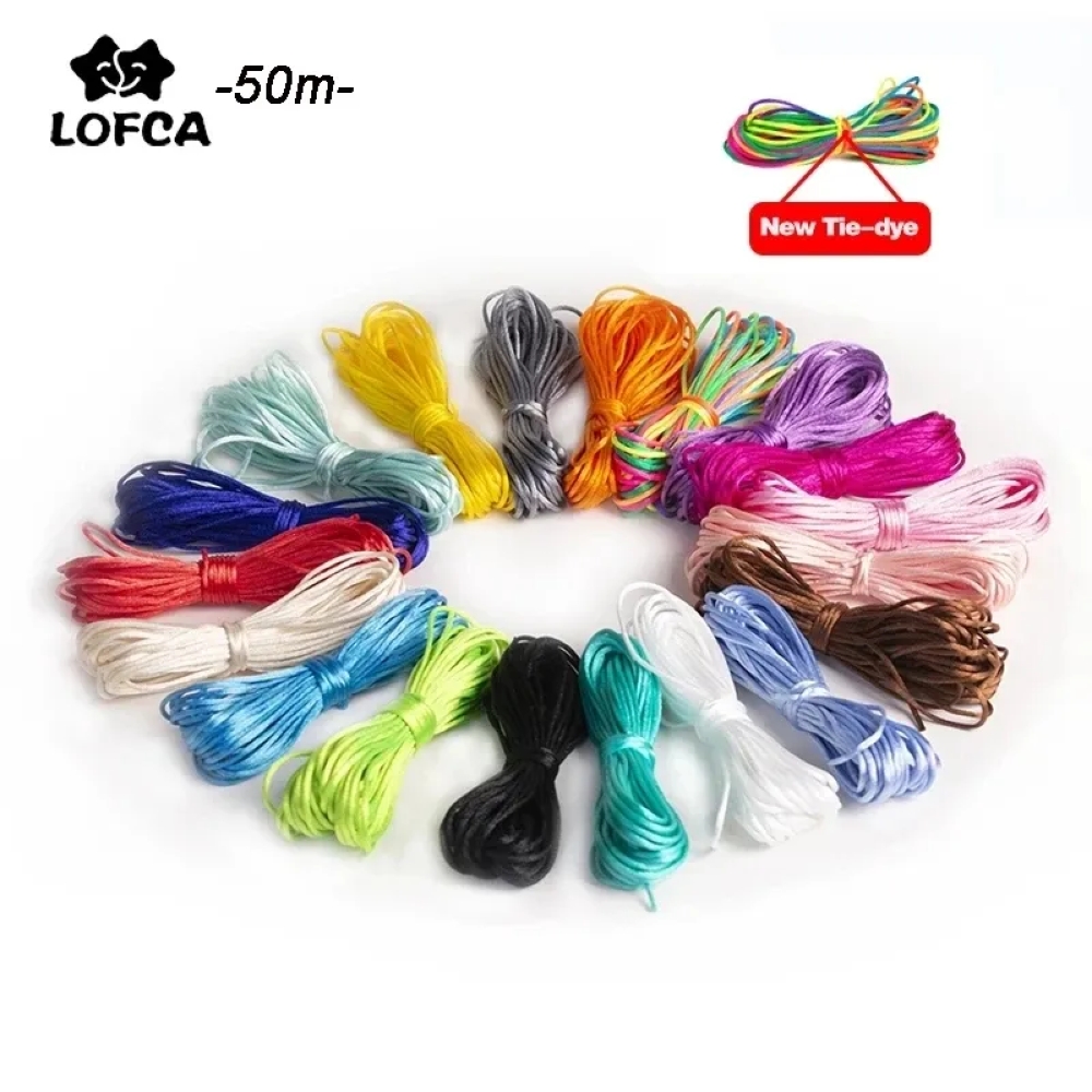 Knotting Cord Silk - 1,5mm Schnuller Clip Kette DIY Nylon