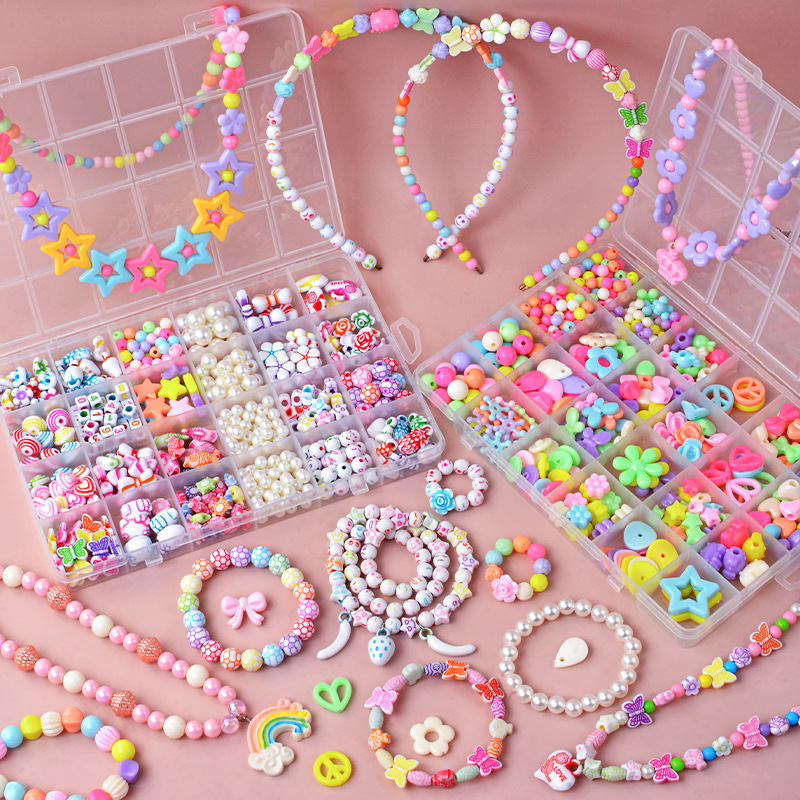 Jewelry Making Kit For Kids - DIY Handgemachtes Perlen-Kinderspielzeug Kreatives Bastelset mit