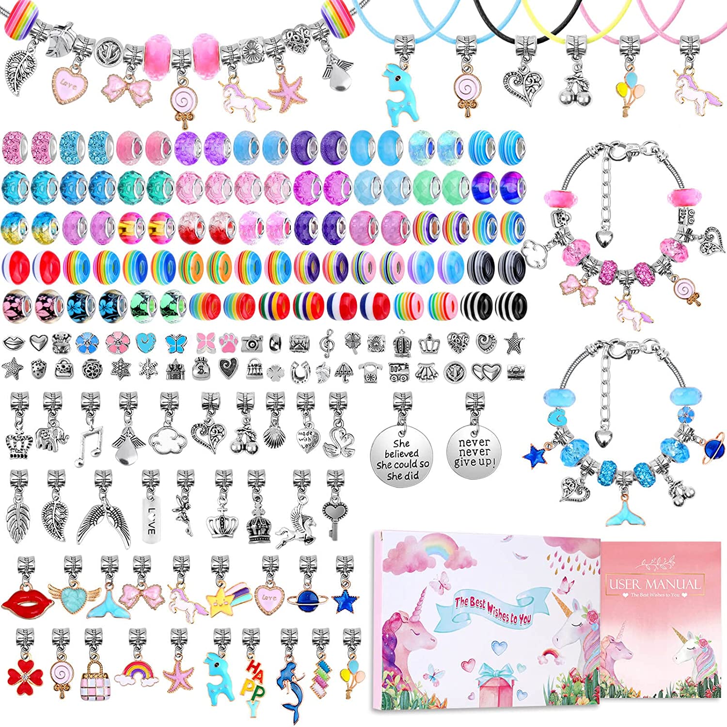 Jewelry Making Kit For Kids - Charm Armband machen Kit DIY Schmuck