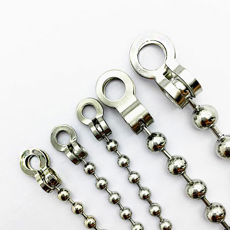 Jewelry Making Designs - 30 Stück Edelstahl-Kugelketten-Verbindungsverschlüsse, passend für 2,0/2,4/3,2/4/5/6/8