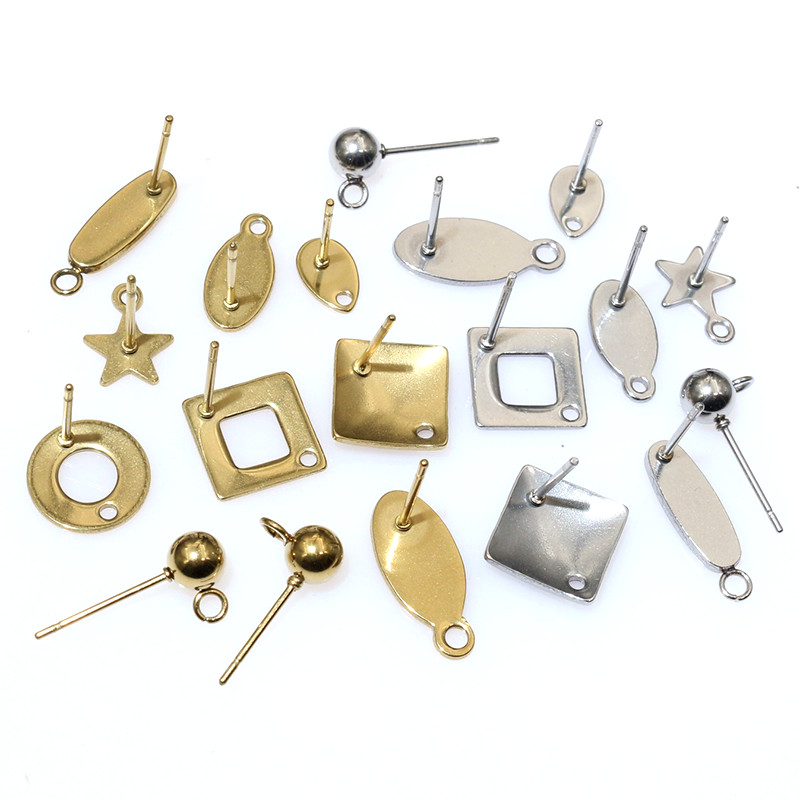 Jewelry Making Designs - 20 Stück Edelstahl Handwerk Ohrring Studs