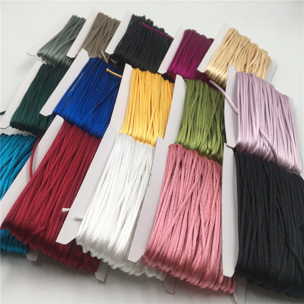 2 mm geflochtene Makramee-Seid – Knotting Cord Silk Bewertung und Preis