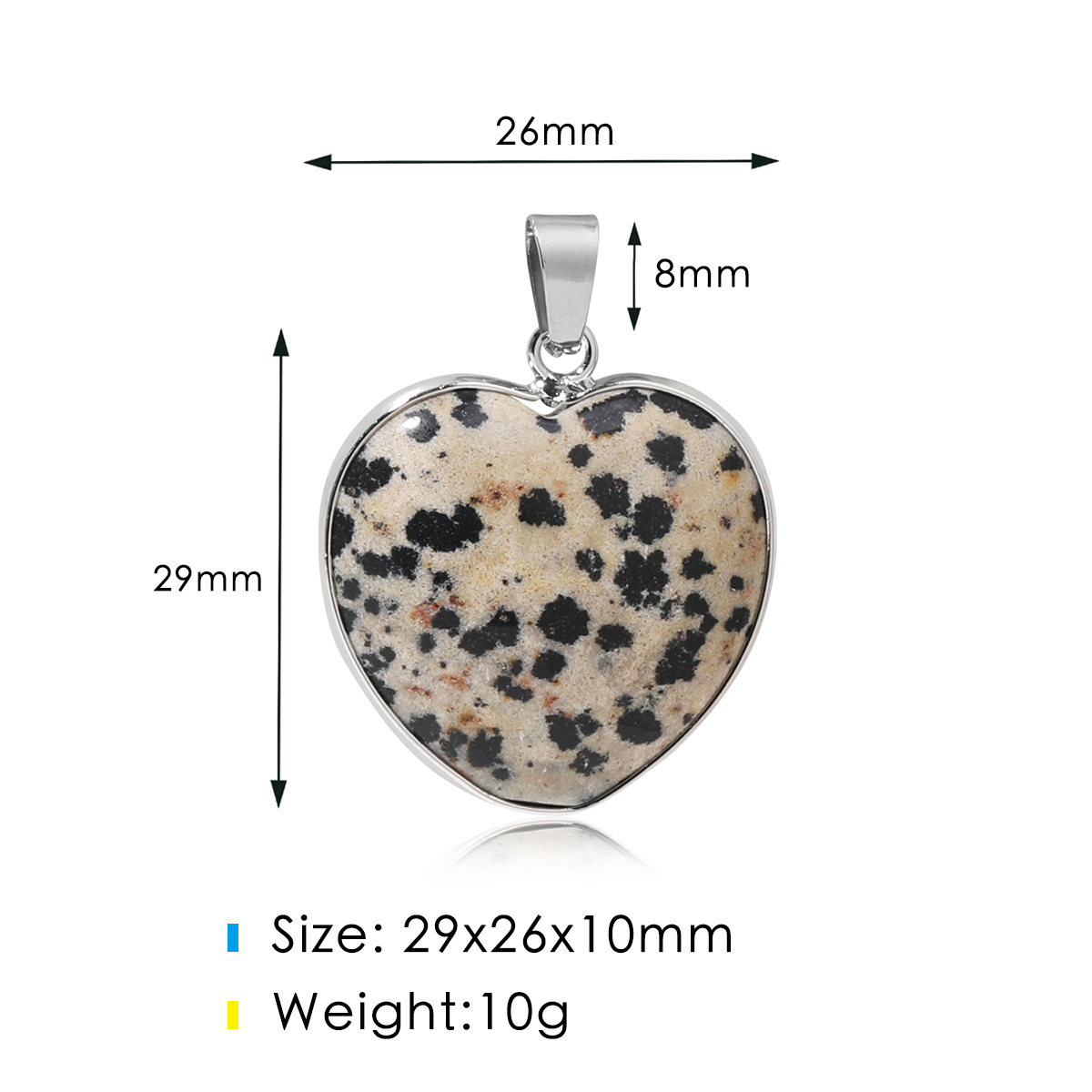 1 Stück 25mm Herzförmiger Gold – Jewelry Making Japan Bewertung und Preis