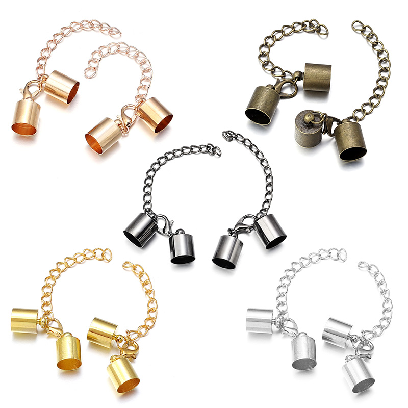 10Sets Lederband Endkappen mit – Jewelry Making Designs Bewertung und Preis