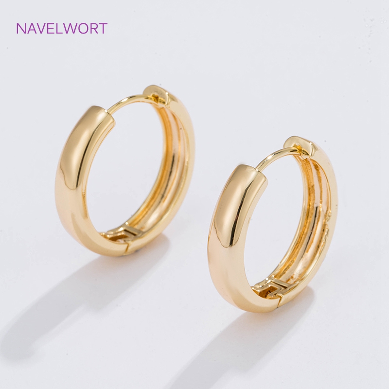 6 Größen vergoldete Kreisohrri – Jewelry Making Designs Bewertung und Preis