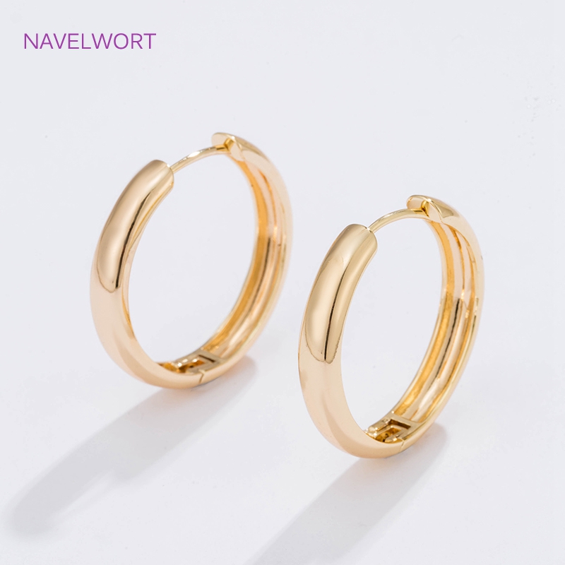 6 Größen vergoldete Kreisohrri – Jewelry Making Designs Bewertung und Preis