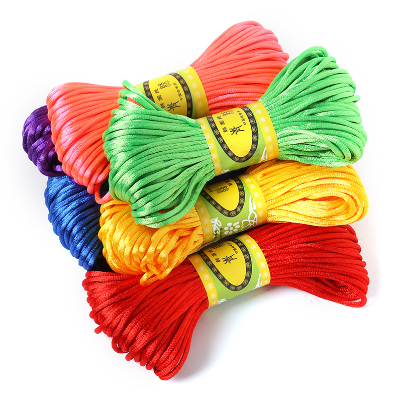 2mm 20Meter weiche Satin Ratta – Knotting Cord Silk Bewertung und Preis