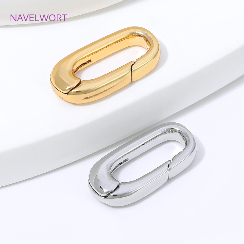 1/2/4 Stück 18K vergoldete ova – Jewelry Making Designs Bewertung und Preis