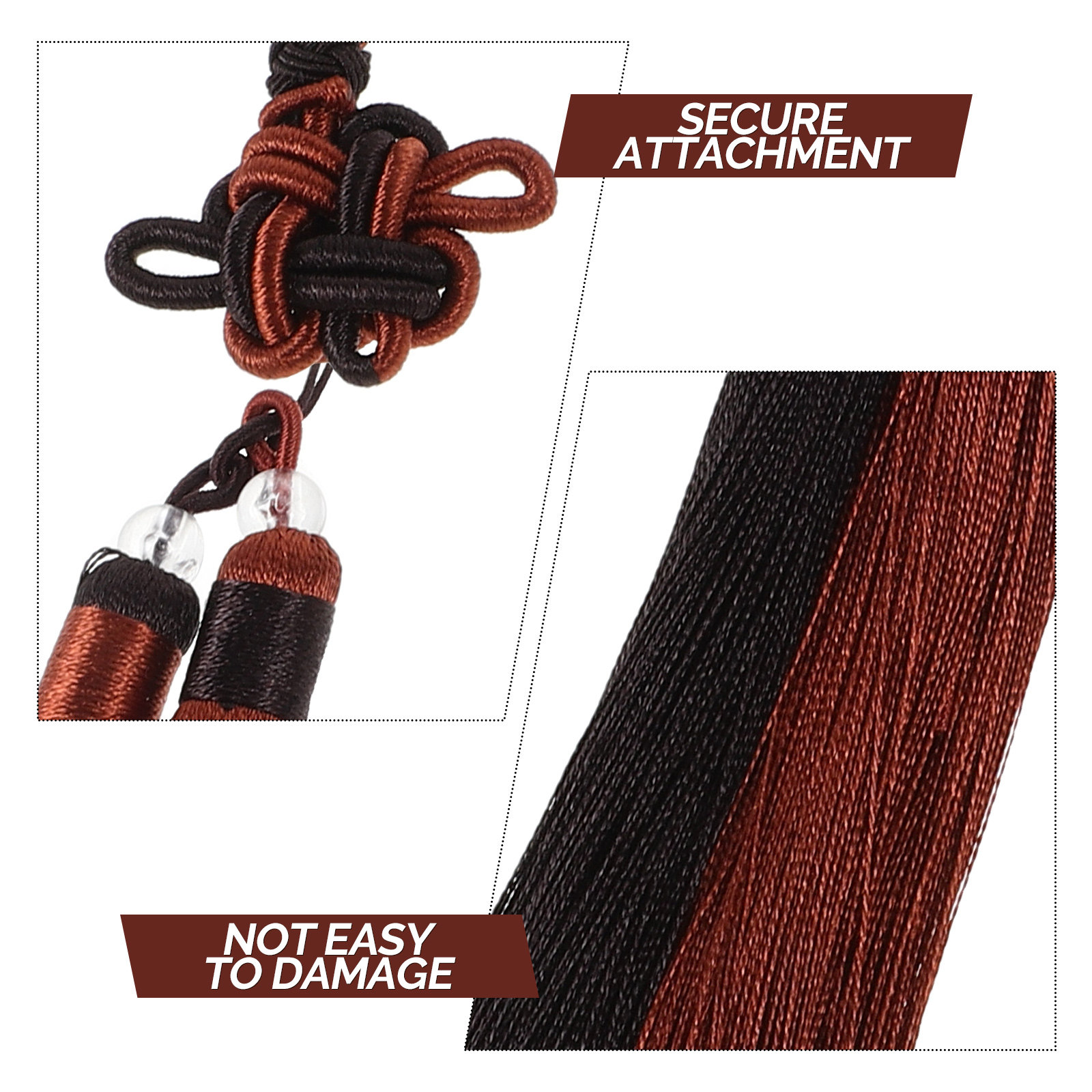 2 Stück Chinesische Schwertqua – Knotting Cord Silk Bewertung und Preis