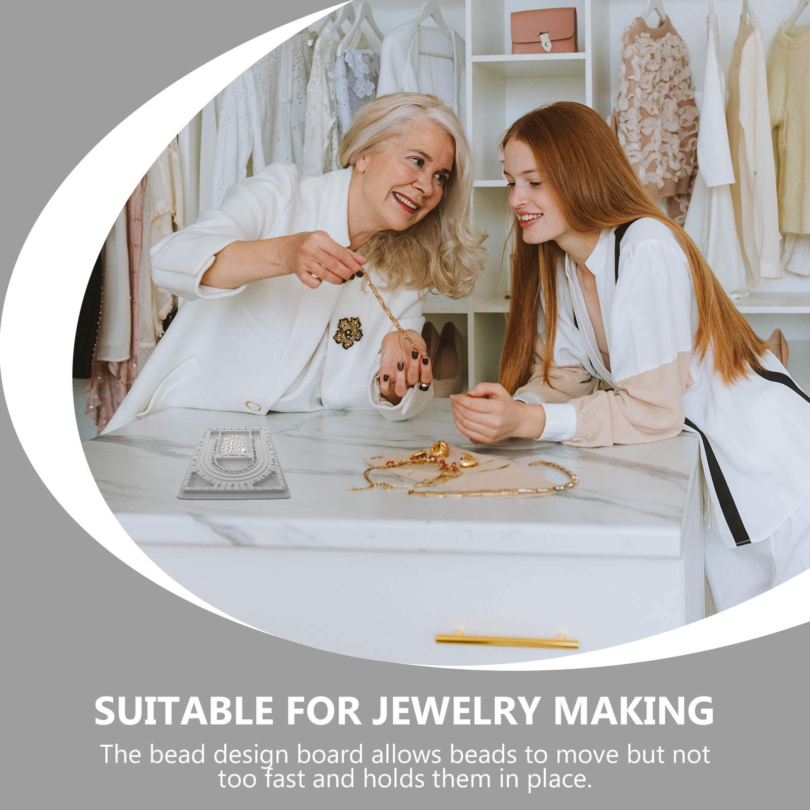 2er-Set Perlen-Designbrett Sch – Jewelry Making Designs Bewertung und Preis