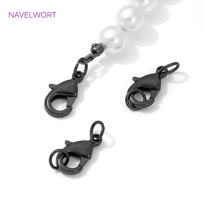Schwarzer Messing-Karabinerver – Jewelry Making Designs Bewertung und Preis